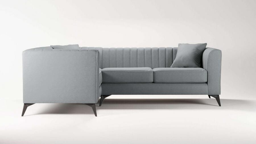 Home affaire Hoekbank MATTHEW L-vorm ideaal voor kleine ruimtes afmetingen B D H: 240 167 74 cm