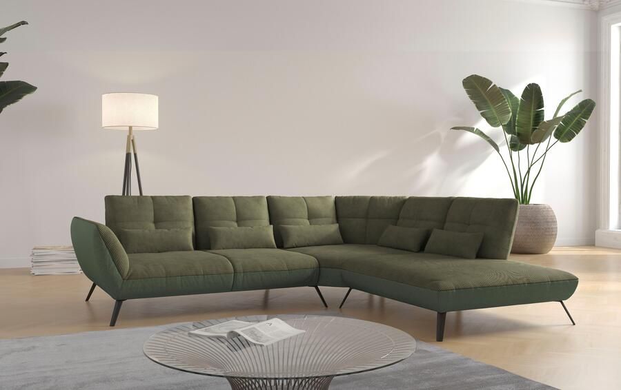 Places of Style Hoekbank Mikado L-vorm incl. zitdiepteverstelling en armleuningverstelling - Foto 5