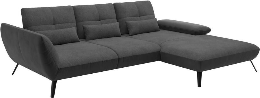 Places of Style Hoekbank Mikado L-vorm incl. zitdiepteverstelling en armleuningverstelling - Foto 3