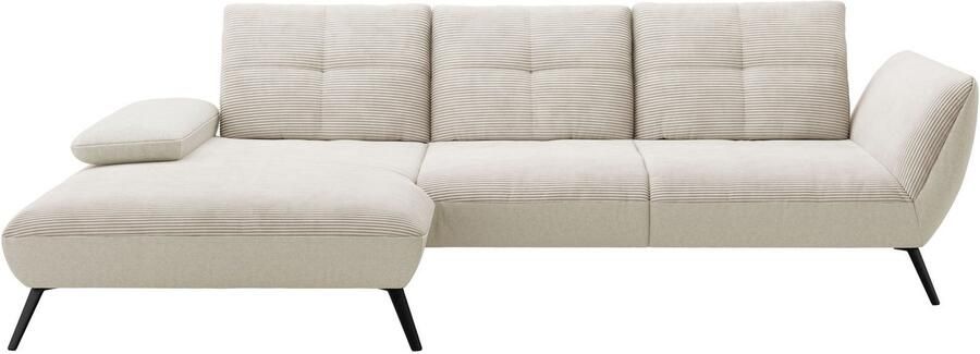 Places of Style Hoekbank Mikado L-vorm incl. zitdiepteverstelling en armleuningverstelling - Foto 4