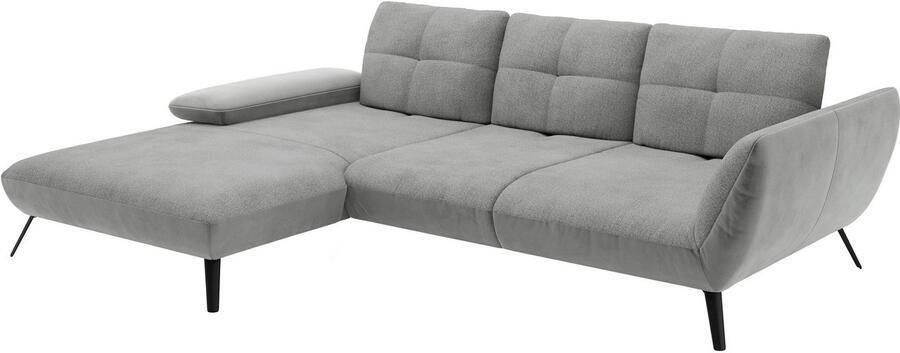 Places of Style Hoekbank Mikado L-vorm incl. zitdiepteverstelling en armleuningverstelling - Foto 4
