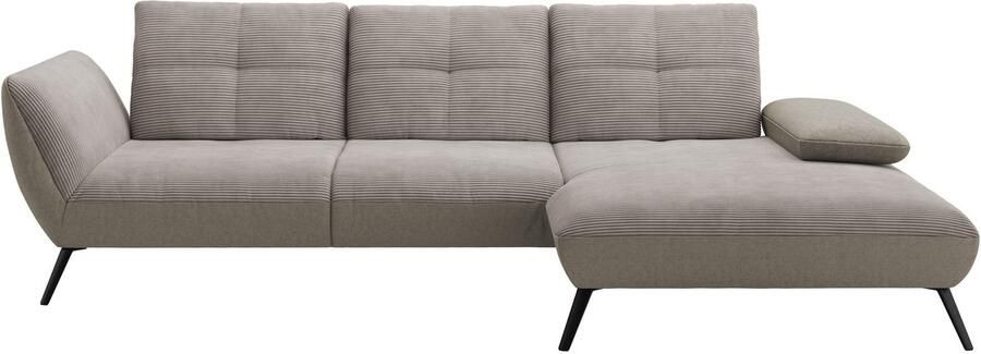 Places of Style Hoekbank Mikado L-vorm incl. zitdiepteverstelling en armleuningverstelling - Foto 4