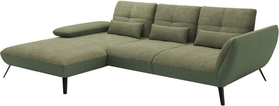 Places of Style Hoekbank Mikado L-vorm incl. zitdiepteverstelling en armleuningverstelling - Foto 4