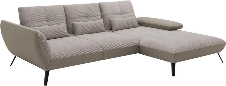 Places of Style Hoekbank Mikado L-vorm incl. zitdiepteverstelling en armleuningverstelling - Foto 3