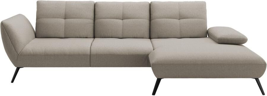 Places of Style Hoekbank Mikado L-vorm incl. zitdiepteverstelling en armleuningverstelling - Foto 4