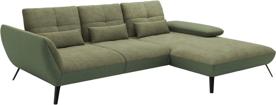 Places of Style Hoekbank Mikado L-vorm incl. zitdiepteverstelling en armleuningverstelling - Foto 3