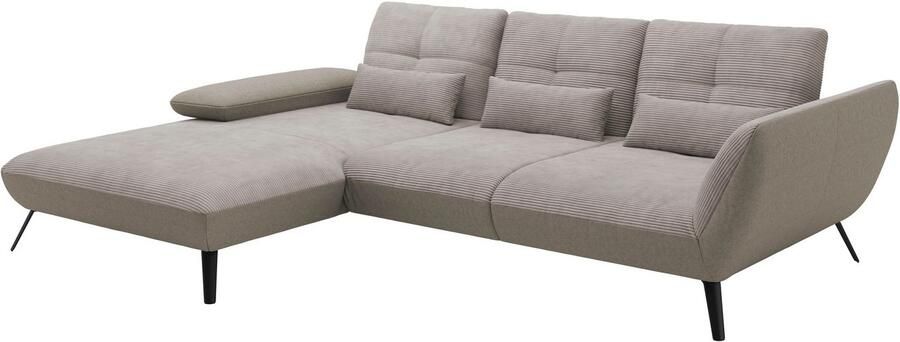 Places of Style Hoekbank Mikado L-vorm incl. zitdiepteverstelling en armleuningverstelling - Foto 4