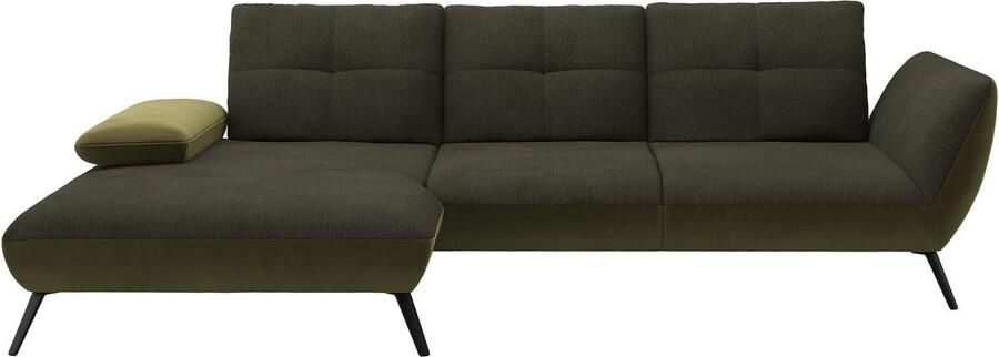 Places of Style Hoekbank Mikado L-vorm incl. zitdiepteverstelling en armleuningverstelling - Foto 4
