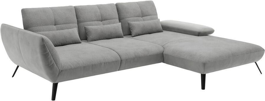 Places of Style Hoekbank Mikado L-vorm incl. zitdiepteverstelling en armleuningverstelling - Foto 3