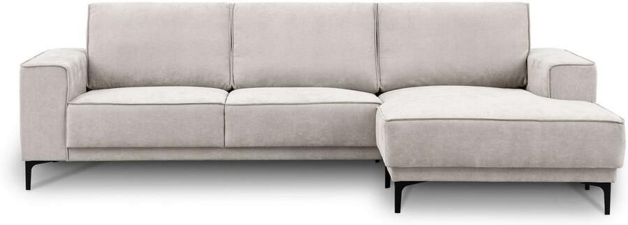 Places of Style Hoekbank Oland structuur platweefsel luxe microvezel bouclé - Foto 10