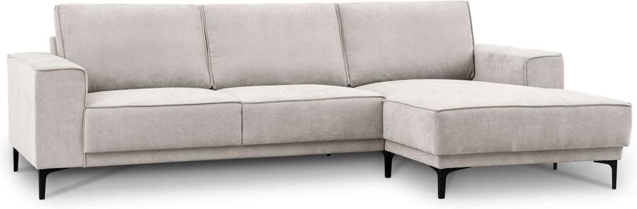 Places of Style Hoekbank Oland structuur platweefsel luxe microvezel bouclé - Foto 11