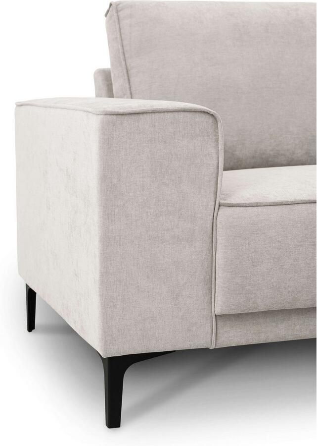 Places of Style Hoekbank Oland structuur platweefsel luxe microvezel bouclé - Foto 2