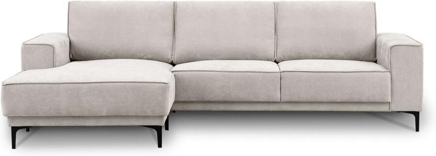 Places of Style Hoekbank Oland structuur platweefsel luxe microvezel bouclé - Foto 10