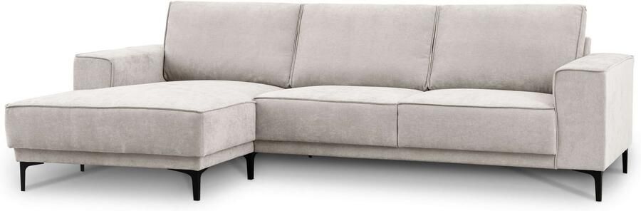 Places of Style Hoekbank Oland structuur platweefsel luxe microvezel bouclé - Foto 11