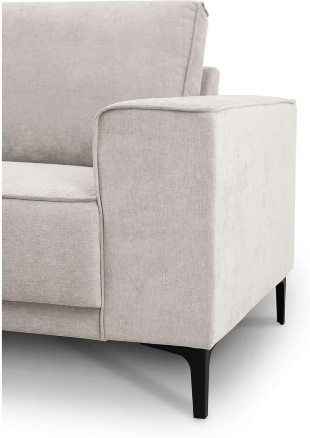 Places of Style Hoekbank Oland structuur platweefsel luxe microvezel bouclé - Foto 2