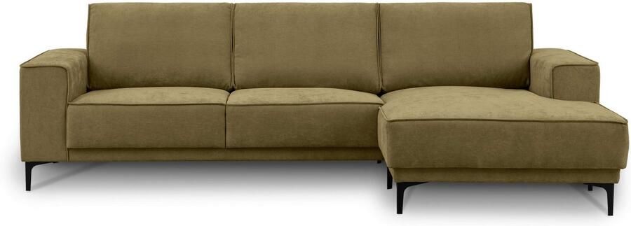 Places of Style Hoekbank Oland structuur platweefsel luxe microvezel bouclé - Foto 10