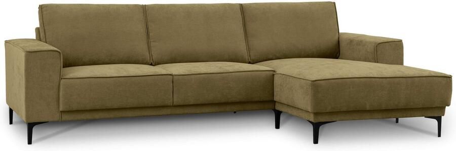 Places of Style Hoekbank Oland structuur platweefsel luxe microvezel bouclé - Foto 11