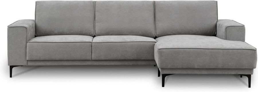 Places of Style Hoekbank Oland structuur platweefsel luxe microvezel bouclé - Foto 10