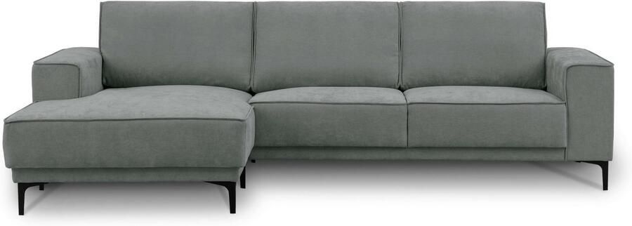 Places of Style Hoekbank Oland structuur platweefsel luxe microvezel bouclé - Foto 10