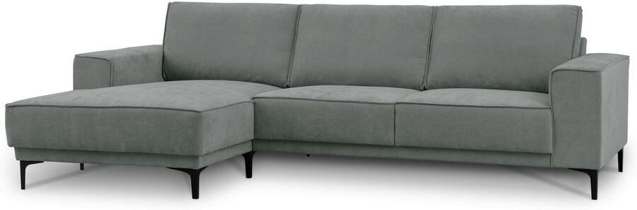 Places of Style Hoekbank Oland structuur platweefsel luxe microvezel bouclé - Foto 11