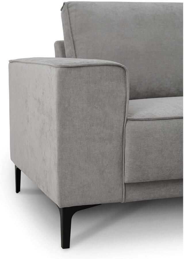 Places of Style Hoekbank Oland structuur platweefsel luxe microvezel bouclé - Foto 2