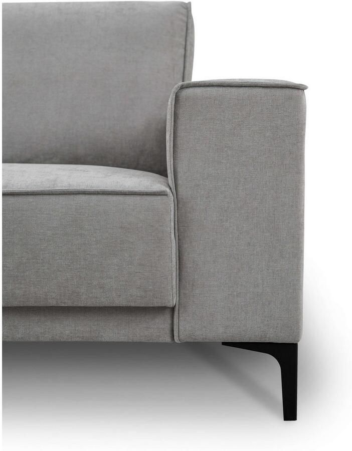 Places of Style 2-zitsbank Compact bank Oland structuur platweefsel luxe microvezel bouclé