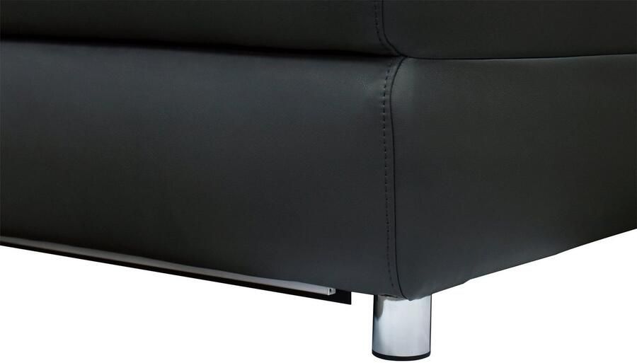 Home affaire 3-zitsbank Pareli 229 cm handmatige en elektrische relaxfunctie in 2 zits USB verstelbare hoofdsteun LED-verlichting in echt leer kunstleer geweven stof - Foto 5
