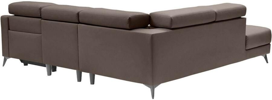 Places of Style Hoekbank Valerio met 1 elektrische relaxfunctie en usb-aansluiting - Foto 4