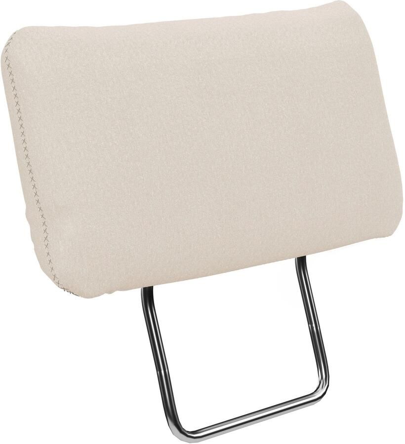 Places of Style Hoofdsteun Varese Kruisnaad in beige