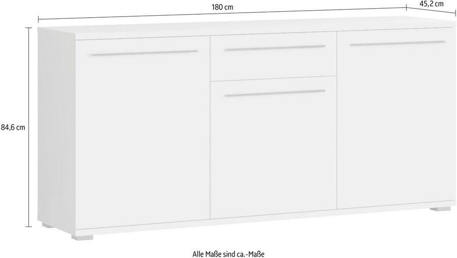 Places of Style Kast Piano Hoogglans UV gelakt soft-closefunctie - Foto 3