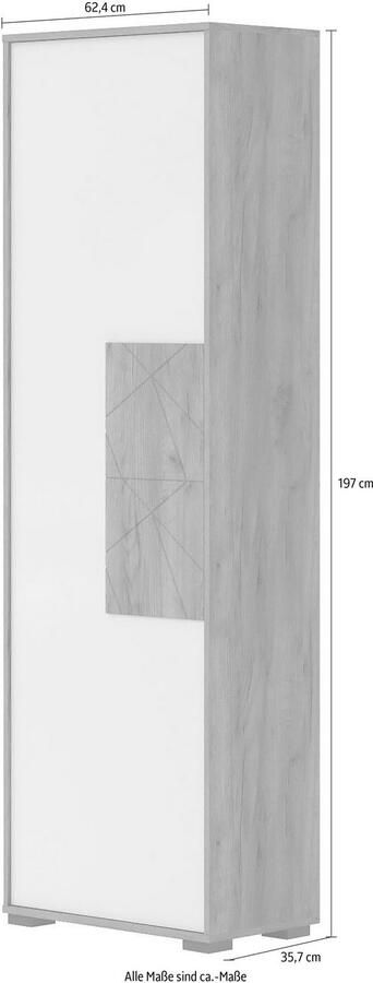 Places of Style Kledingkast Stela met push-to-open-functie - Foto 4