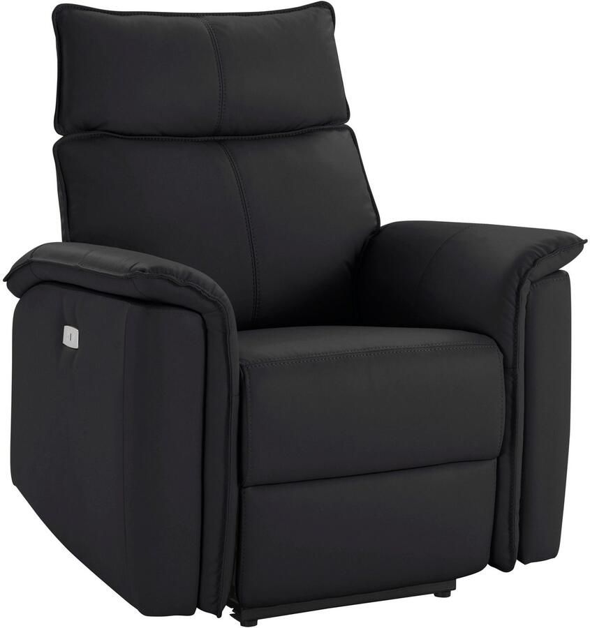 Places of Style Relaxfauteuil Zola TV-stoel met slaapfunctie stoel voor woonkamer met elektrische relaxfunctie en usb-aansluiting breedte 87 cm - Foto 2