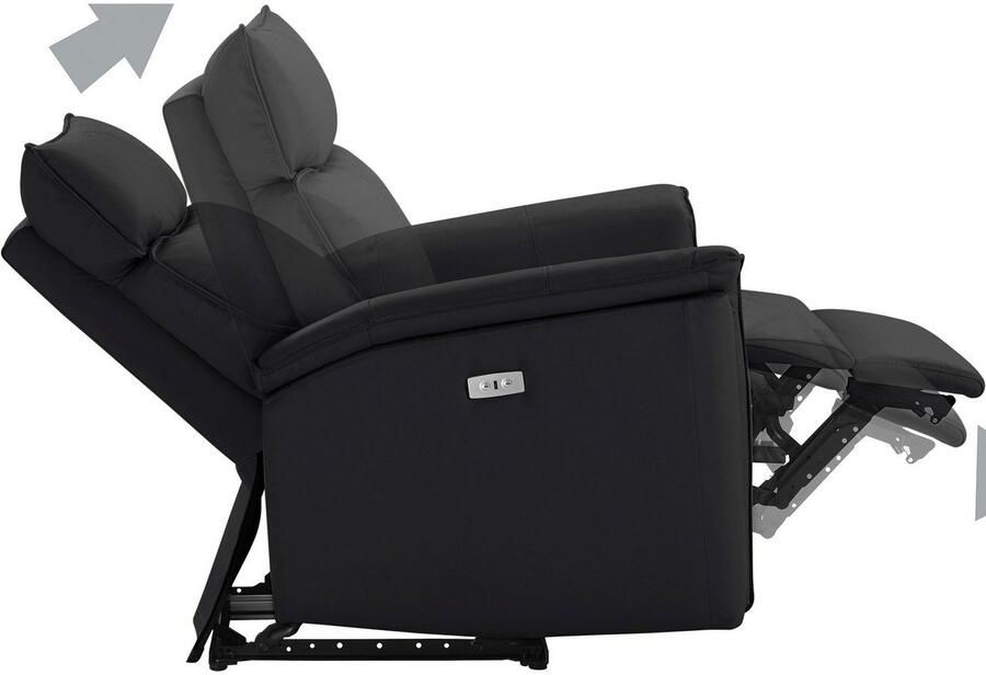 Home affaire Relaxfauteuil Zola TV-stoel met slaapfunctie stoel voor woonkamer met elektrische relaxfunctie en usb-aansluiting breedte 87 cm - Foto 5