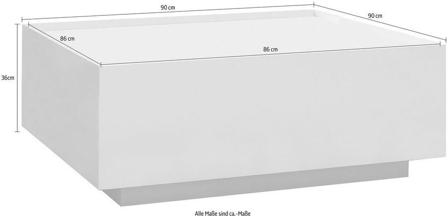 Places of Style Salontafel Piano hoogwaardig uv gelakt met twee laden inclusief soft-closefunctie - Foto 3