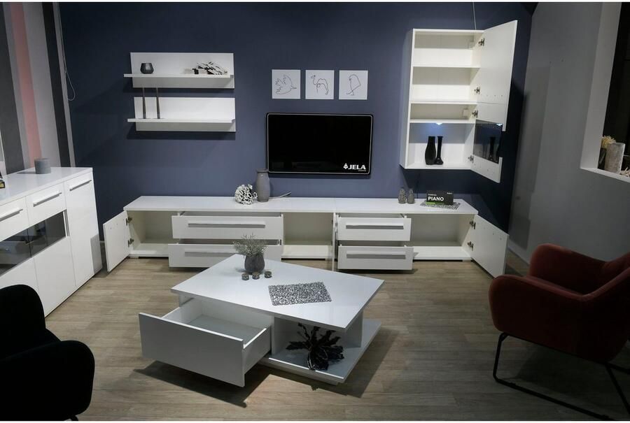 Places of Style Salontafel Piano UV gelakt woonkamer tafel met lade inclusief soft-closefunctie - Foto 4