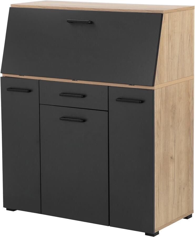 Places of Style Secretaire Moid thuiswerk bureau veel opbergmogelijkheden compact & modern ontwerp breedte 88 5 cm