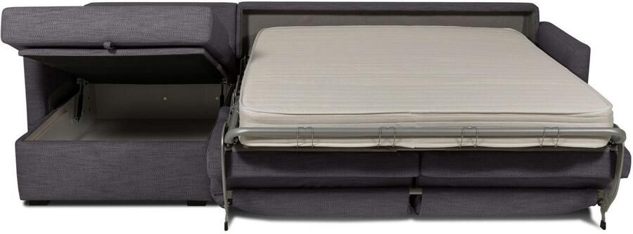 Places of Style Slaapbank GOLDPOINT hoekbank 264 cm ligoppervlak (140 200 cm) L-vorm Slaapfunctie Bonell-binnenveringsmatras en volwaardige bedfunctie - Foto 7