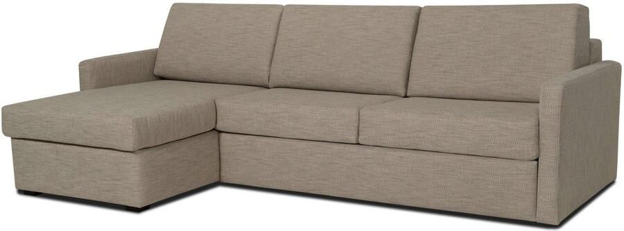 Places of Style Slaapbank GOLDPOINT hoekbank 264 cm ligoppervlak (140 200 cm) L-vorm Slaapfunctie Bonell-binnenveringsmatras en volwaardige bedfunctie - Foto 6