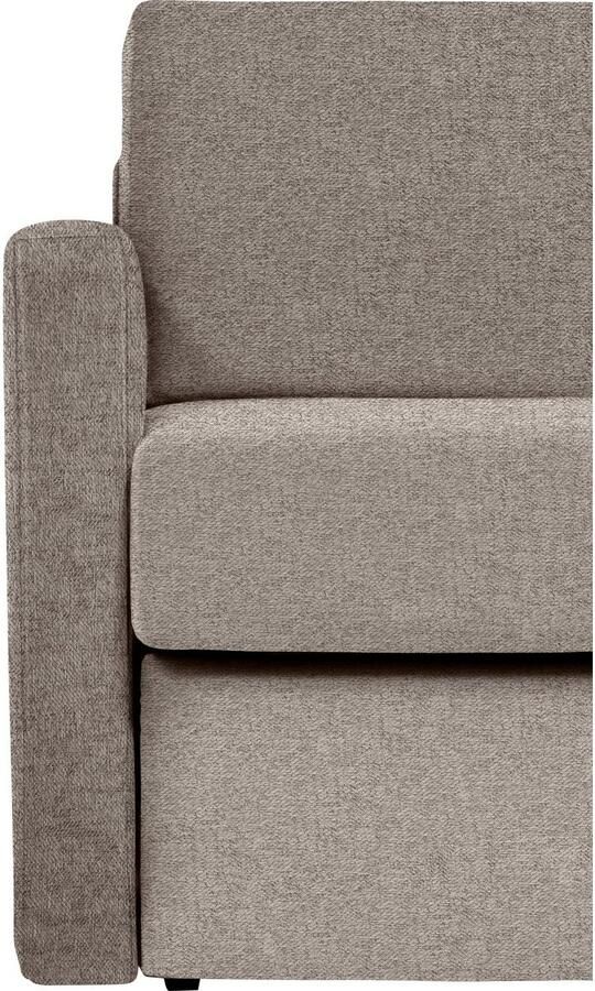 Places of Style Slaapbank GOLDPOINT hoekbank 264 cm ligoppervlak (140 200 cm) L-vorm Slaapfunctie Bonell-binnenveringsmatras en volwaardige bedfunctie - Foto 3