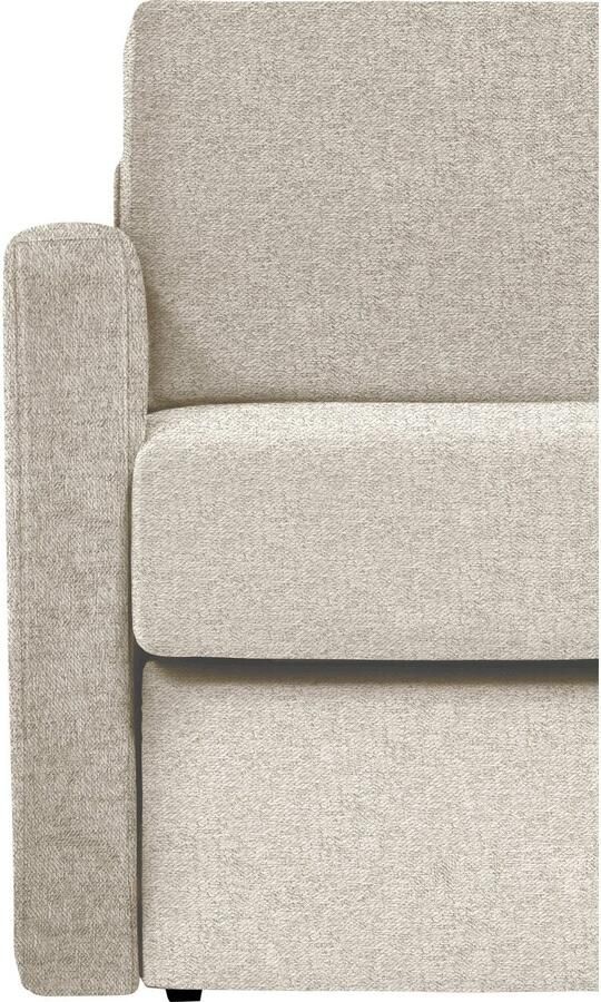 Places of Style Slaapbank GOLDPOINT hoekbank 264 cm ligoppervlak (140 200 cm) L-vorm Slaapfunctie Bonell-binnenveringsmatras en volwaardige bedfunctie - Foto 3