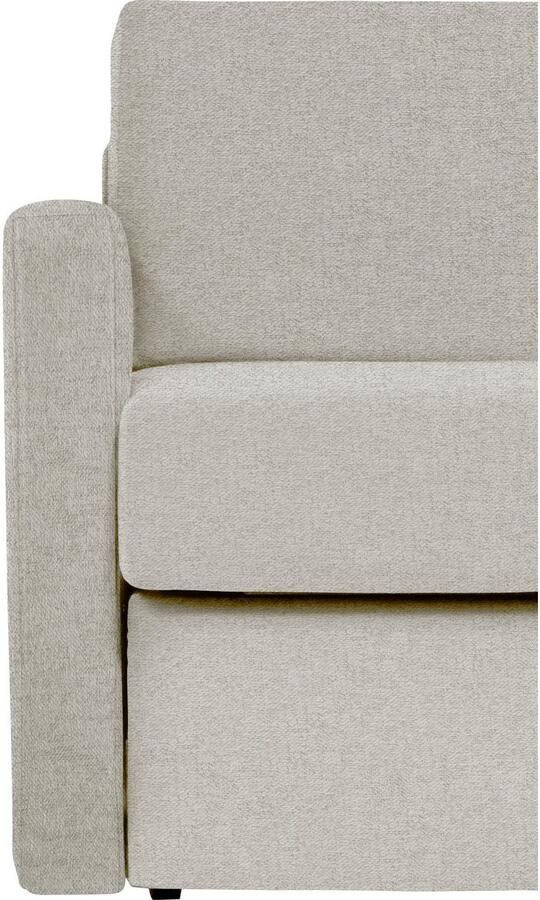 Places of Style Slaapbank GOLDPOINT hoekbank 264 cm ligoppervlak (140 200 cm) L-vorm Slaapfunctie Bonell-binnenveringsmatras en volwaardige bedfunctie - Foto 3