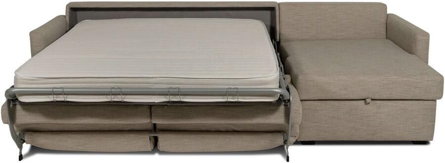 Places of Style Slaapbank GOLDPOINT hoekbank 264 cm ligoppervlak (140 200 cm) L-vorm Slaapfunctie Bonell-binnenveringsmatras en volwaardige bedfunctie - Foto 8