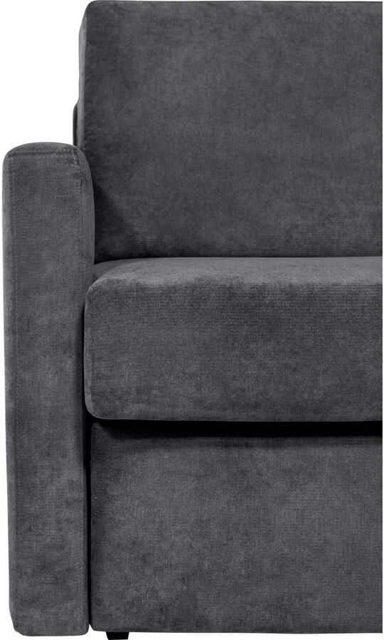 Places of Style Slaapbank GOLDPOINT hoekbank 264 cm ligoppervlak (140 200 cm) L-vorm Slaapfunctie Bonell-binnenveringsmatras en volwaardige bedfunctie - Foto 3