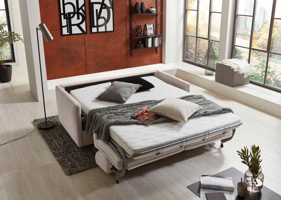 Places of Style Slaapbank Limoen geschikt voor vaste slapers inclusief hoogwaardige matras