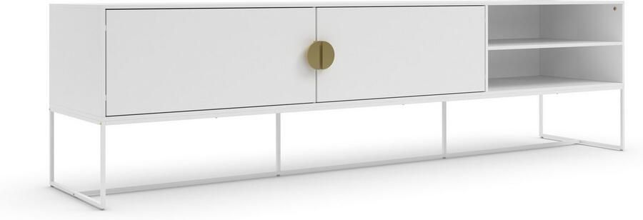 Places of Style Tv-meubel Abito Commode met kabeldoorvoer inlegplank breedte 180 cm - Foto 2