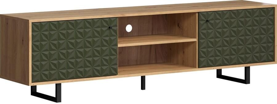 Places of Style Tv-meubel Ferretti TV-tafel met bijzondere frezing poten en grepen van metaal - Foto 7