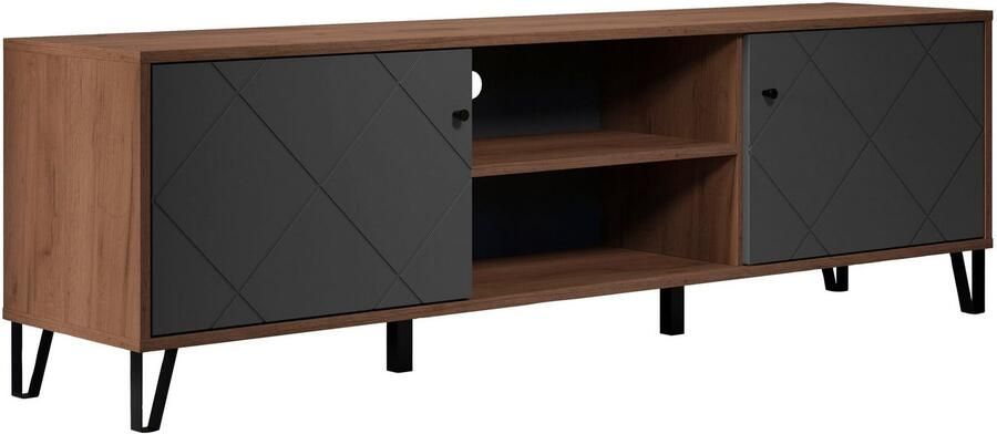 Places of Style Tv-meubel MOLVENO Commode met gestructureerde fronten Soft-Close B 183 cm (1 stuk) - Foto 11