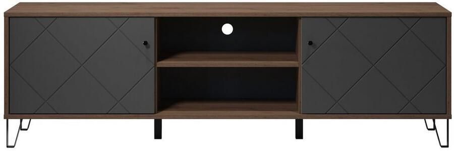 Places of Style Tv-meubel MOLVENO Commode met gestructureerde fronten Soft-Close B 183 cm (1 stuk) - Foto 13