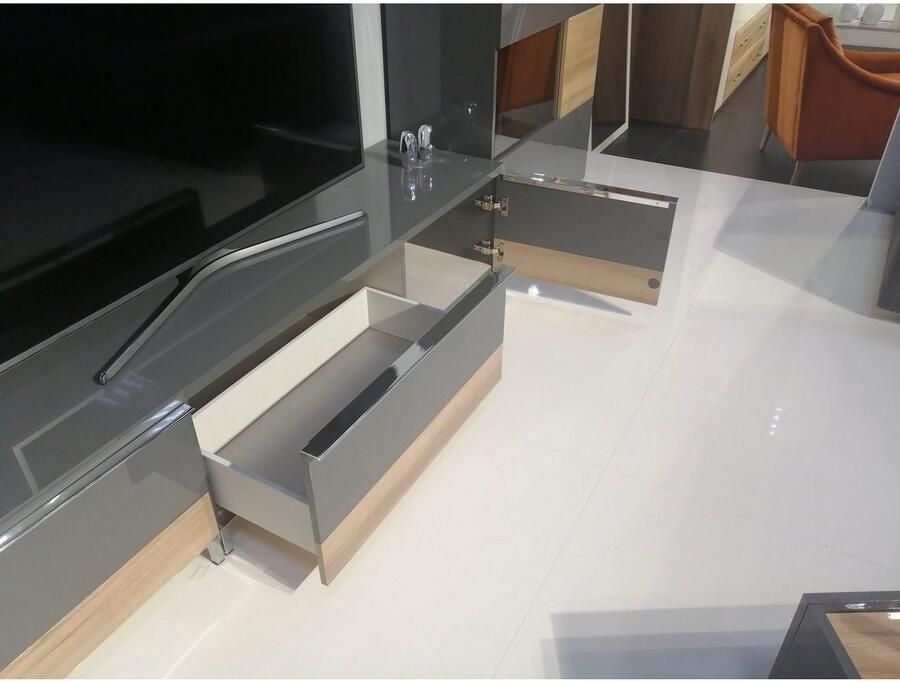 Places of Style Tv-meubel Onyx Kast met soft-close functie in twee breedtes tv-tafel - Foto 2