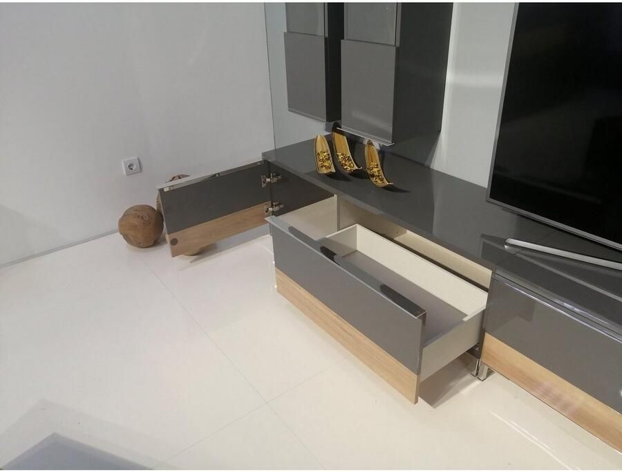 Places of Style Tv-meubel Onyx Kast met soft-close functie in twee breedtes tv-tafel - Foto 3